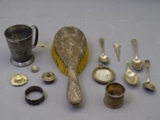 SILVER & OTHER METALWARE, miscellaneous scrap parcel