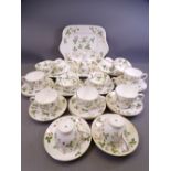 WEDGWOOD WILD STRAWBERRY TEAWARE approximately 25 pieces
