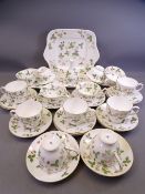 WEDGWOOD WILD STRAWBERRY TEAWARE approximately 25 pieces