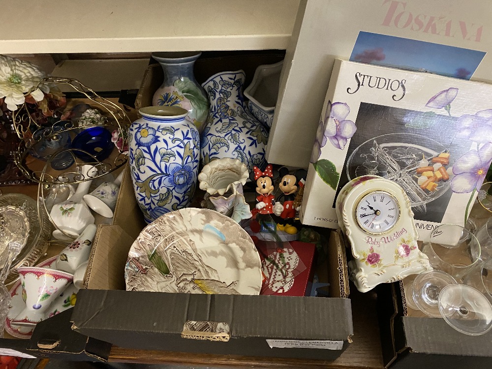 CHINA & GLASSWARE and miscellaneous items, an assortment