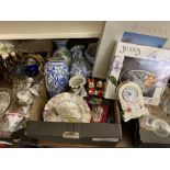 CHINA & GLASSWARE and miscellaneous items, an assortment