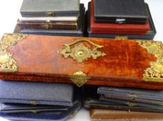 VARIOUS EMPTY VINTAGE FLATWARE BOXES, approximately 18 of various forms and styles