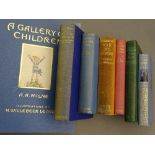A A MILNE BOOKS, VARIOUS TITLES (7) to include A Gallery of Children with illustrations by Saida (