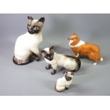 BESWICK CATS & DOGS (4) including Lochinvar of Lady Park