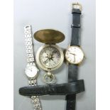 TISSOT 9CT GOLD PRESENTATION GENTLEMAN'S WRISTWATCH, Pulsar stainless steel lady's and a US