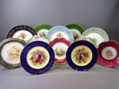 DECORATIVE DISPLAY PLATES, Paragon, Aynsley, Coalport ETC