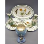 PORTMEIRION THE BOTANIC GARDEN PLATES & SERVER, Wedgwood Jasperware, biscuit barrel and similar