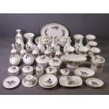 WEDGWOOD HATHAWAY ROSE, approximately 40 pieces