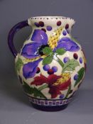 WOODS ARABESQUE JUG by Charlotte Reid, 22cms H