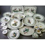 PORTMEIRION BIRDS OF BRITAIN & BOTANIC GARDEN, approximately 35 pieces