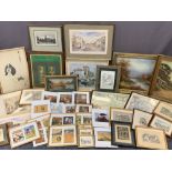 MAPS, PAINTING ETC - an enormous assortment ETC, various sizes