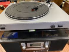 ION USB TURNTABLE & NEOSTAR STEREO SYSTEM