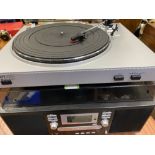 ION USB TURNTABLE & NEOSTAR STEREO SYSTEM