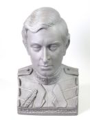 WEDGWOOD BUST 'THE PRINCE OF WALES', boxed, black matt, commemorating his wedding in 1984, limited