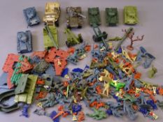 PLASTIC MODEL SOLDIERS, Some Britains also vehicles and buildings