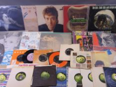 THE ROLLING STONES LPs, John Lennon LPs, various singles by Lennon, Ringo Star, McCartney and a