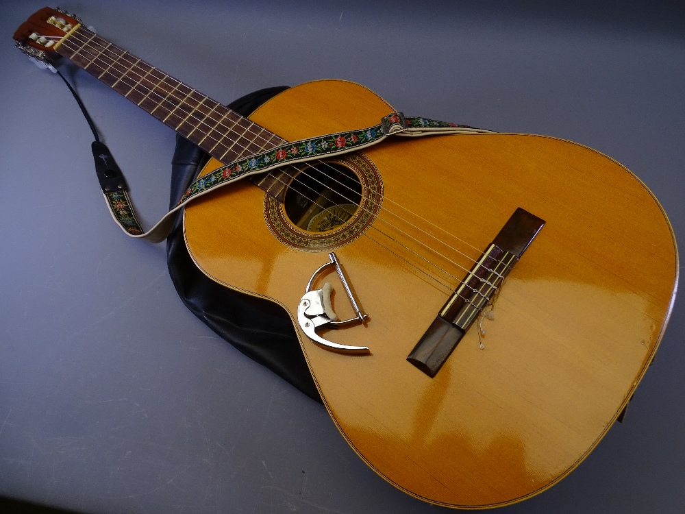 SPANISH ACOUSTIC GUITAR 'Concert Grand' with capo