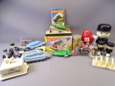 TV & ADVERTISING COLLECTABLES to include Thunderbirds, Dan Dare, Lurpak, McDougalls Flower Men ETC