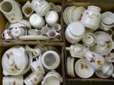 KERNEWEK POTTERY, comprehensive breakfastware, lamp, provision containers ETC