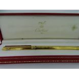 CARTIER MUST DE CARTIER TRINITY 3 ORS FOUNTAIN PEN - Vintage 1990s Fluted Gold Plated with 18ct gold