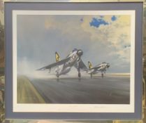 GERALD COULSON limited edition print - 'Thunder and Lightnings', signed in pencil and studio