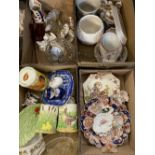 JAMES HERRIOT COUNTRY KITCHENS PROVISION CONTAINERS, Imari charger, Masons and other assorted