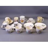 WELSH LADY TEAWARE & CHINA also other commemorative and Royal Doulton Bunnykins ETC