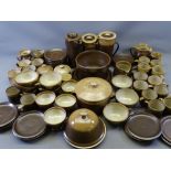 ABATY WELSH STONEWARE BREAKFAST & DINNERWARE, approximately 75 pieces