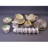 SUSIE COOPER VINTAGE TEAWARE, Paragon and other teaware