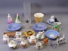 ROYAL WORCESTER, COPENHAGEN, GOSS, WADE, ROYAL DOULTON LADIES, a good assortment of display china