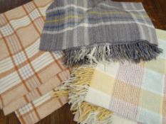 THREE VINTAGE WOOL BLANKETS (3)