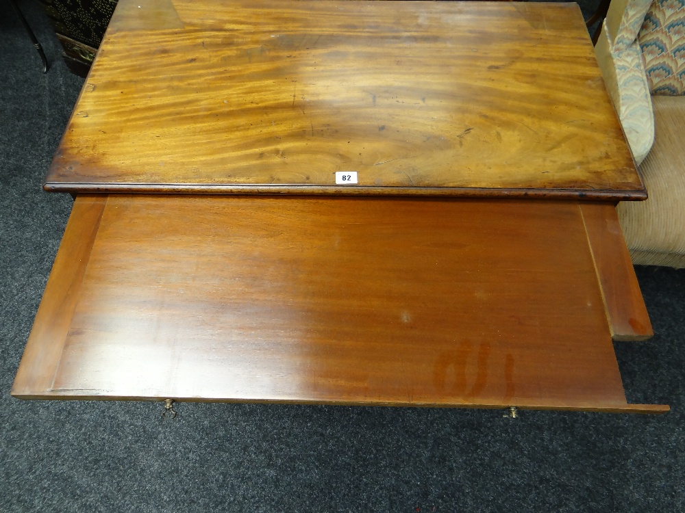 18TH CENTURY MAHOGANY BACHELORS CHEST, fitted four graduated long drawers and brushing slide, - Image 10 of 23