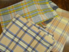 THREE VINTAGE WOOL BLANKETS (3)