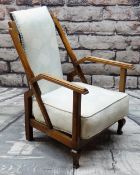 EARLY 20TH CENTURY ART DECO-STYLE BEDROOM CHAIR