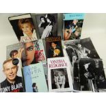 AUTOBIOGRAPHIES, mostly signed, including Margot Fonteyne, Terence Stamp, Marie Helvin (with