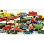 ASSORTED DIECAST & TIN PLATE TOYS, all play worn