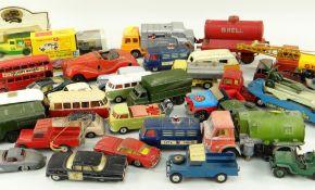 ASSORTED DIECAST & TIN PLATE TOYS, all play worn