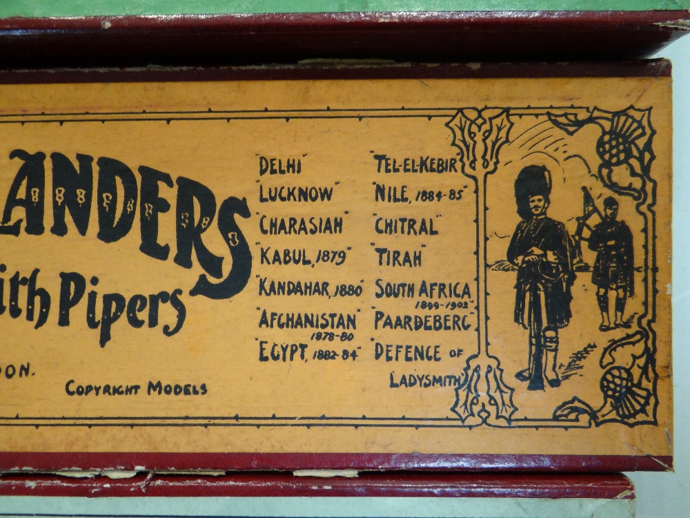 COLLECTION OF TOY METAL SOLDIERS & FIGURES including Britain's 'The Gordon Highlanders with Pipers', - Image 18 of 48