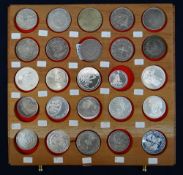 ASSORTED COLLECTABLE WORLD COINS comprising 1936 Italy 20 lira, 1904 France piastre de commerce,