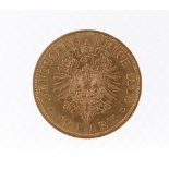 FRIEDRICH III GOLD 20 MARK COIN, 1888, German States - Prussia, 8.0gms