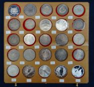 ASSORTED WORLD COINS INCLUDING SILVER comprising 1996 Republique du Benin Athens and Atlanta 1000