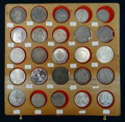 ASSORTED COLLECTABLE WORLD COINS comprising 1876 German States Prussia funf mark, 1913 German States