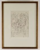 DIANE MAXWELL ARMFIELD RA RWS (b. 1920) pencil - In the Luxemburg Gardens, a sketch, signed with