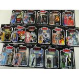 COLLECTION OF HASBRO STAR WARS CARDED 3 3/4 INCH FIGURES from The Empire Strikes Back and Return