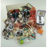 ASSORTED COSTUME JEWELLERY, mainly necklaces ETC