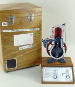 CAR ENGINE DEMONSTRATION MODEL 2-STROKE PETROL ENGINE with carry case