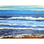 KEN ALLUM print signed by artist Entitled 'Breaking Wave' 51cm x 41cm