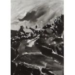 SIR KYFFIN WILLIAMS RA Curwen Chilford artist's proof (iii/xv) print - entitled 'The Old School