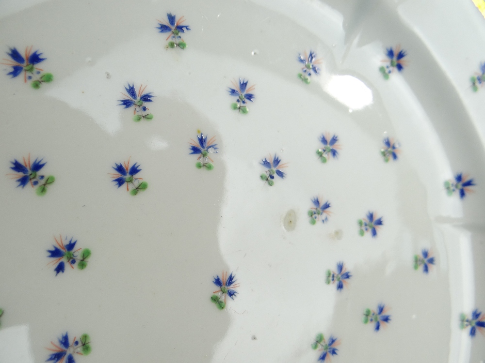 A MATCHING SET OF SIX SWANSEA PORCELAIN CRUCIFORM CIRCULAR DISHES painted with regularly spaced - Image 26 of 29