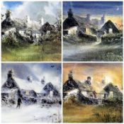 KEITH ANDREW complete suite of four artist's proof colour prints - entitled 'Four Seasons /